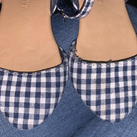 Old Navy Gingham Spring/ Summer Double Velcro Closure Shoes - Picture 5 of 9